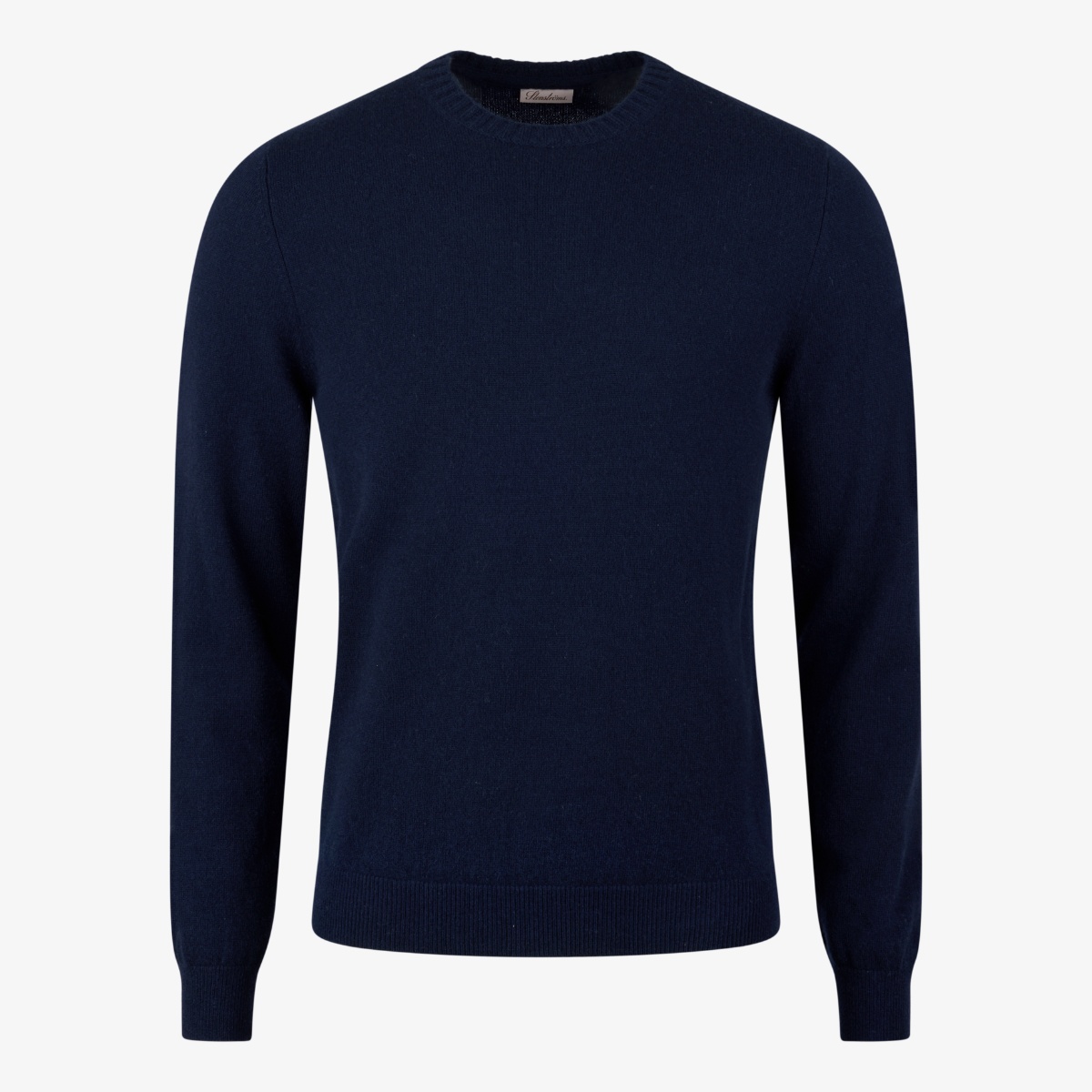 Stenströms navy cashmere crew neck sweater