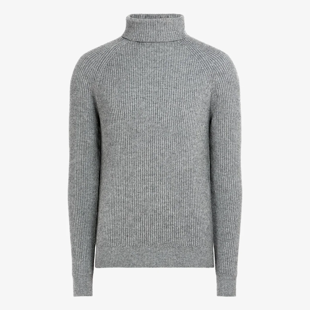 Suitsupply grey ribbed roll neck