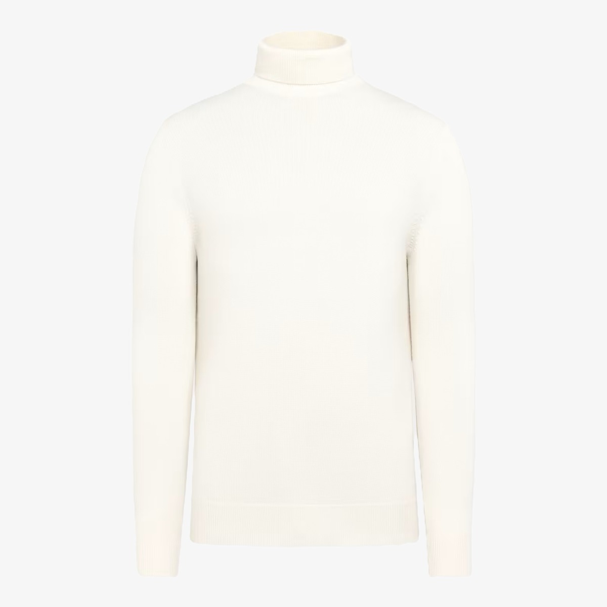 Suitsupply off-white merino wool rollneck