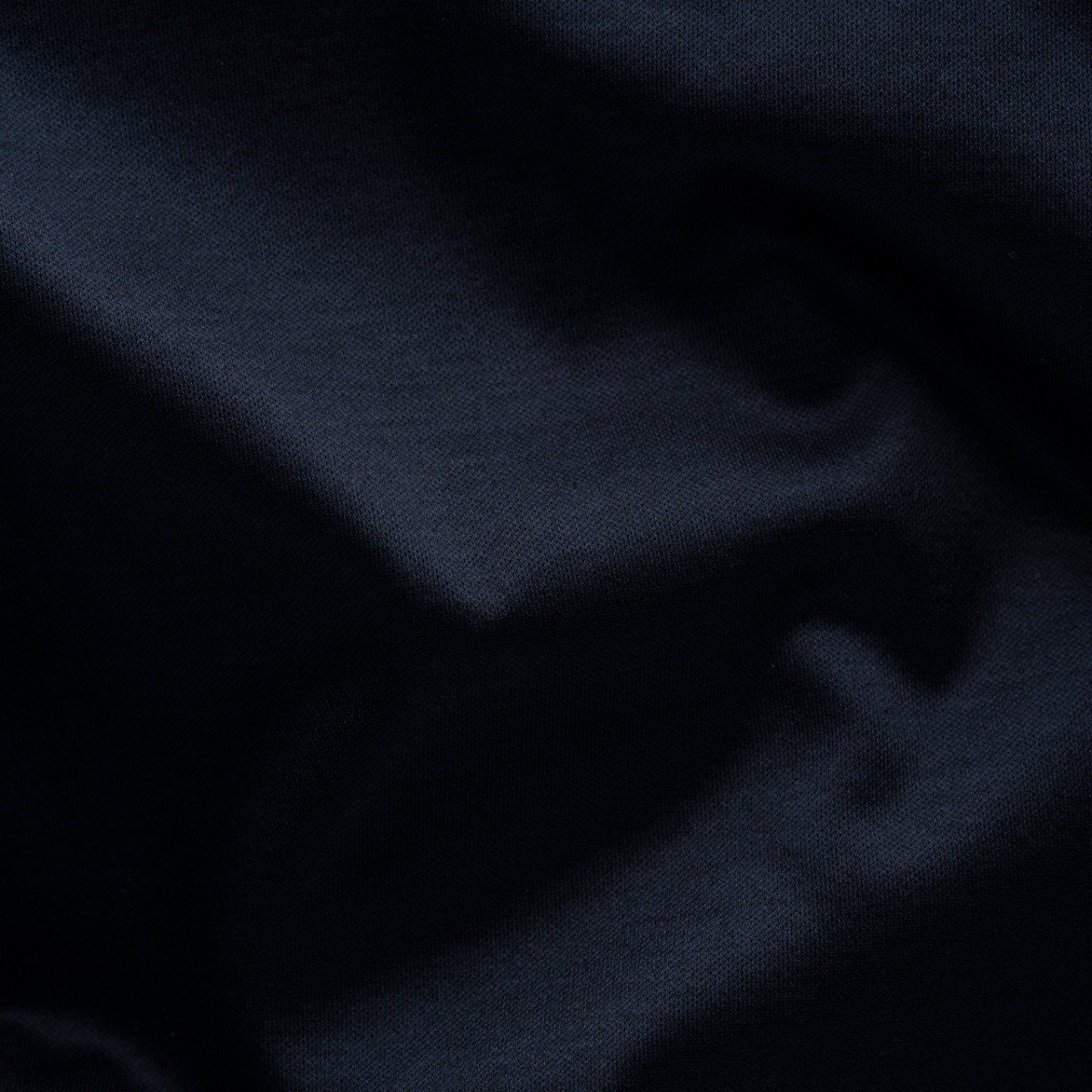Eton tamsiai mėlyni slim fit Filo di Scozia polo marškinėliai