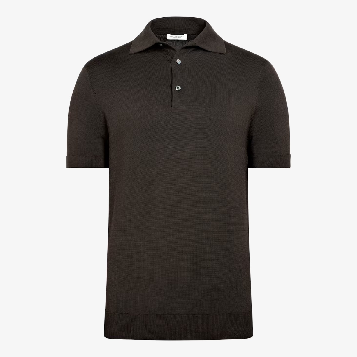 Suitsupply dark brown polo shirt