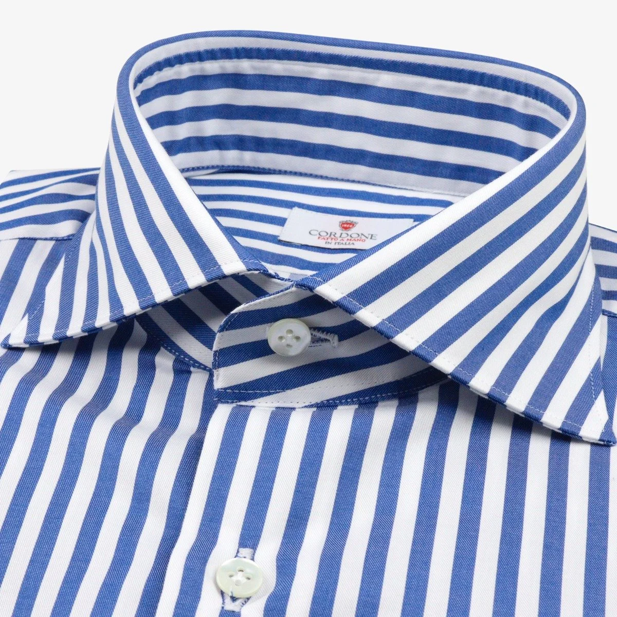 Cordone1956 Striped Oxford Shirt