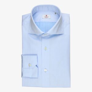Cordone 1956 light blue poplin shirt