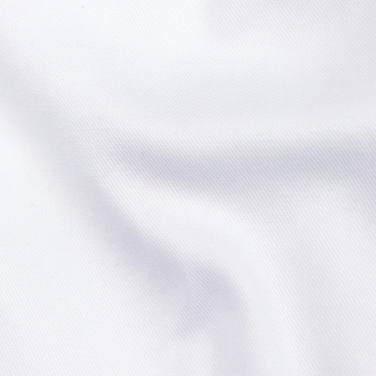 Cordone 1956 white slim fit twill men's dress shirt