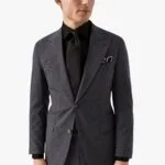 Eton black slim fit signature twill shirt