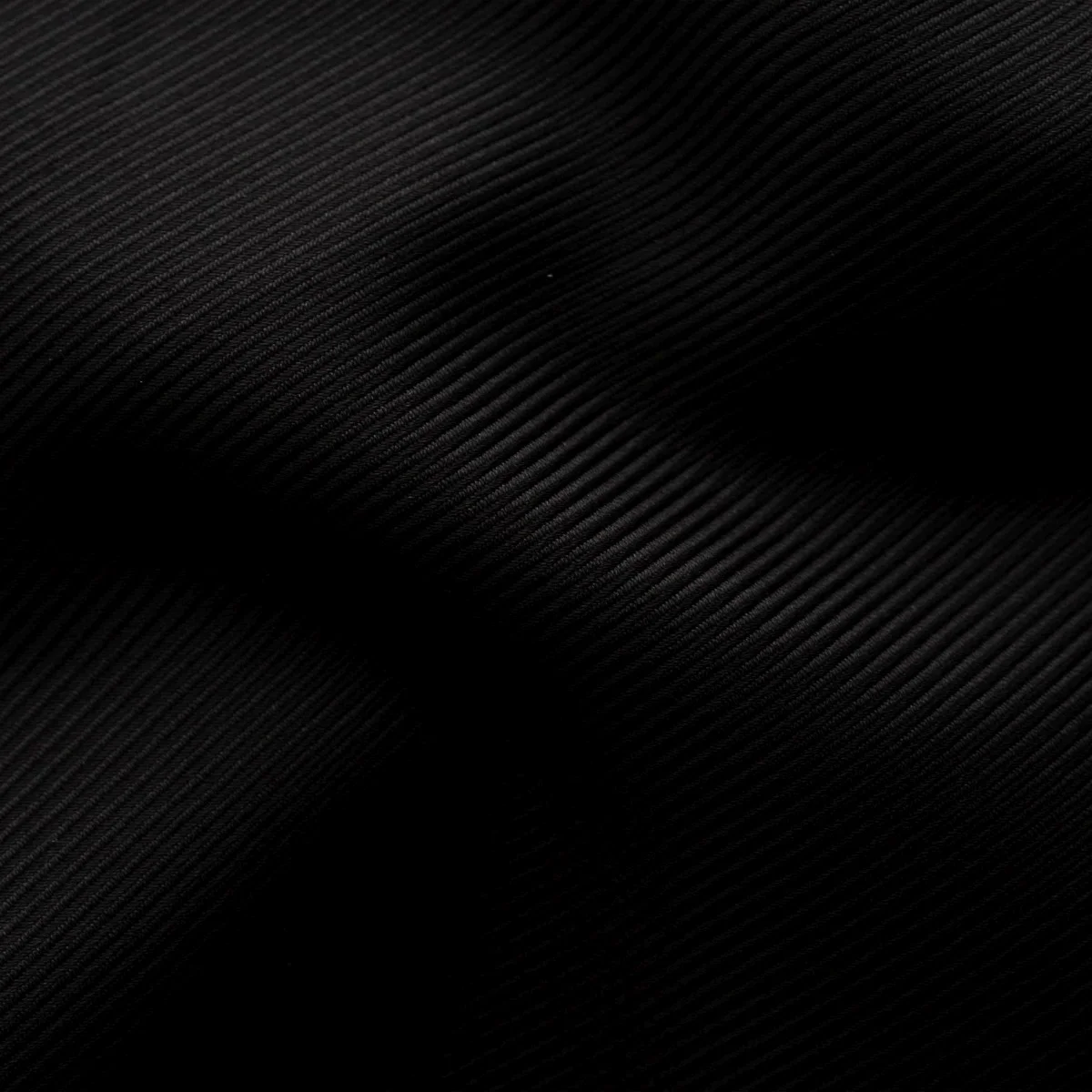 Eton black slim fit textured twill shirt
