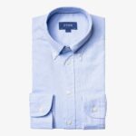 Eton light blue slim fit royal oxford shirt