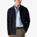 Eton šviesiai mėlyni slim fit karališko oksfordo marškiniai