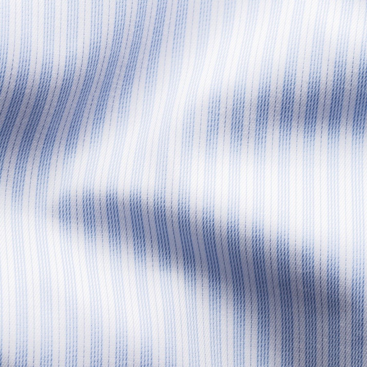 Eton light blue slim fit striped cotton lyocell stretch men's dress shirt