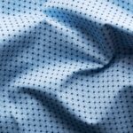 Eton mid blue slim fit pin dot stretch shirt