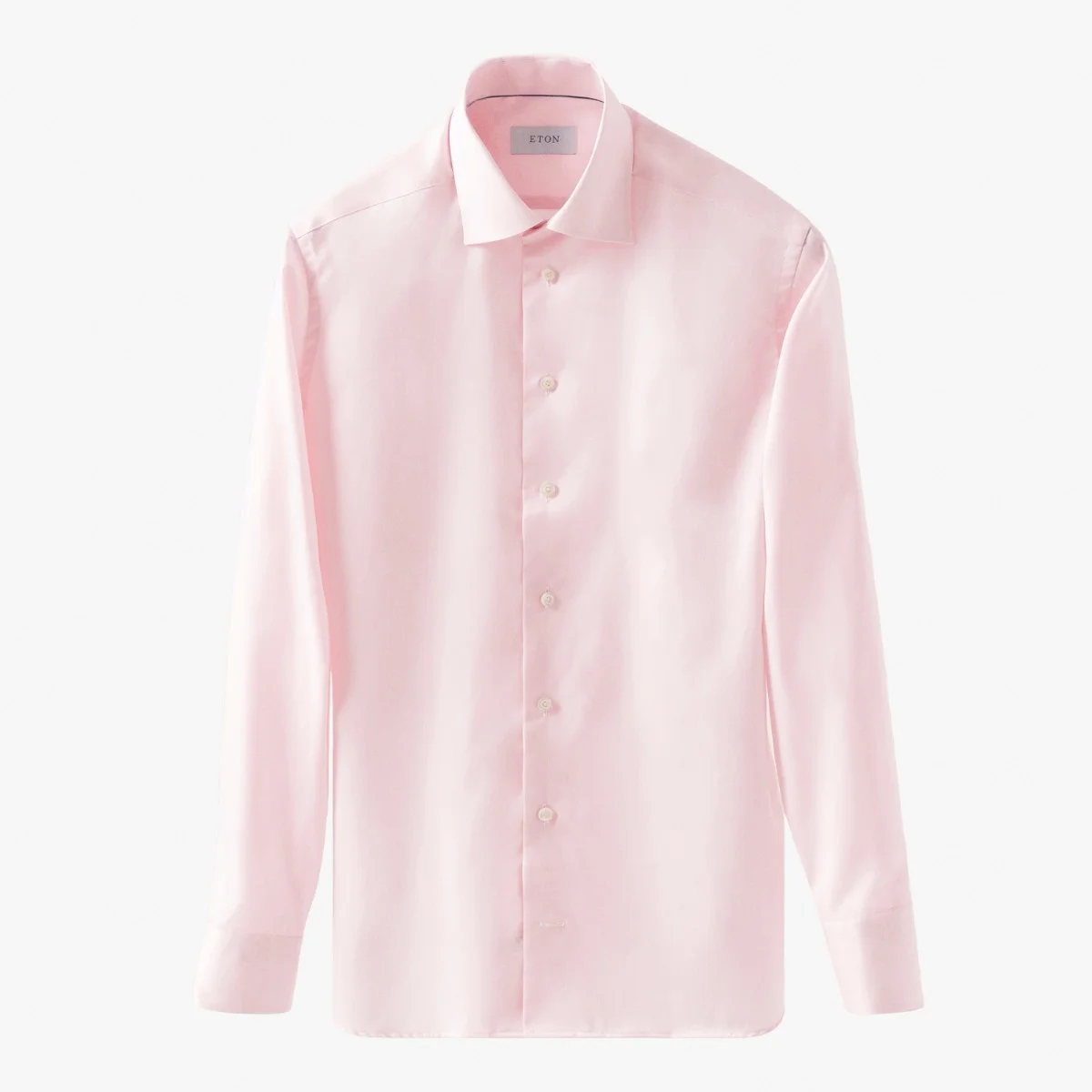 Eton pink slim fit signature twill shirt
