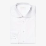 Eton white slim fit elevated twill shirt