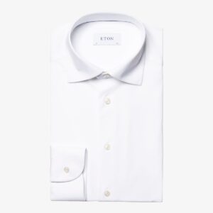 Eton white four way stretch shirt