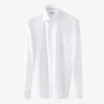 Eton white slim fit four-way stretch shirt