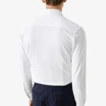 Eton white slim fit four-way stretch shirt