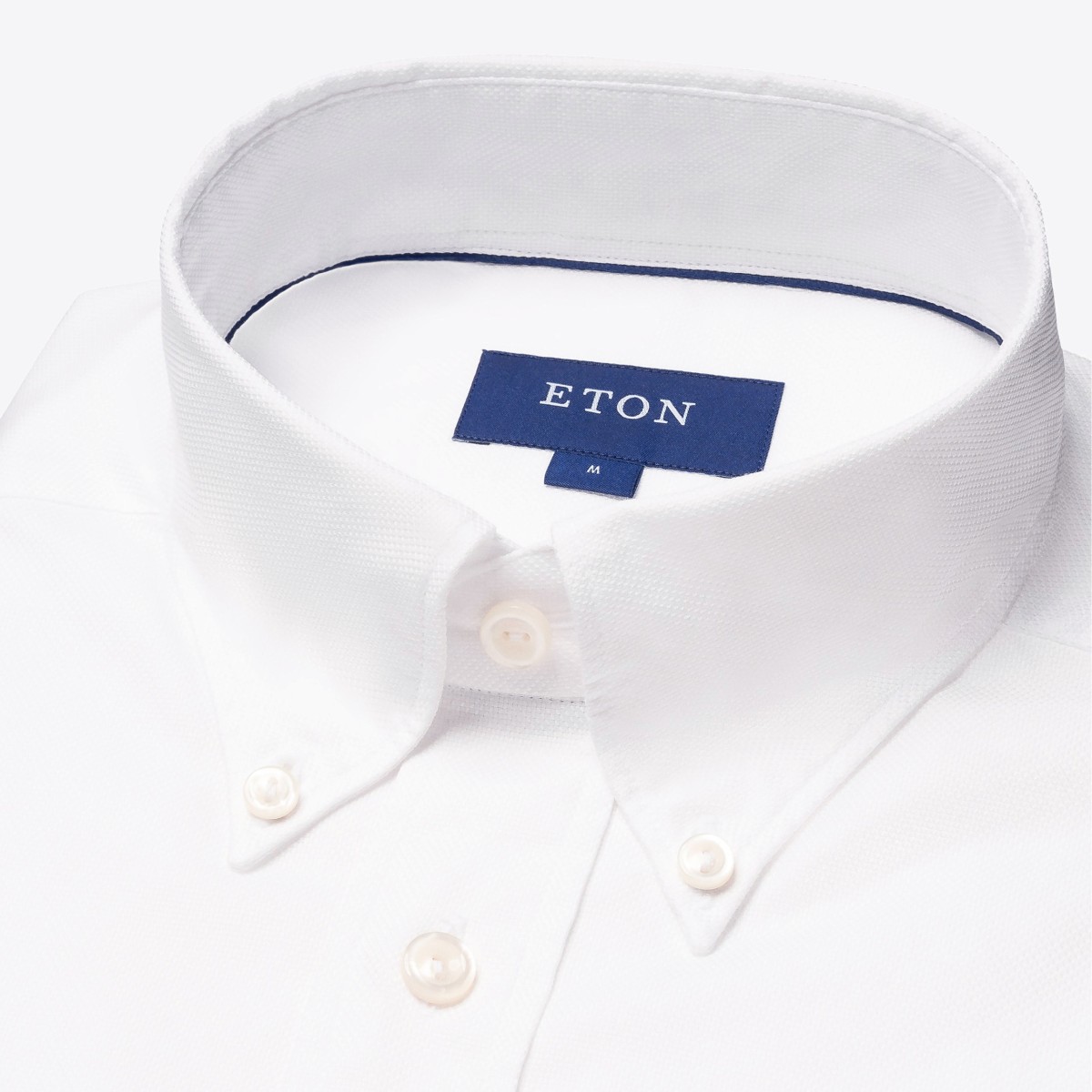 Eton white slim fit royal oxford shirt