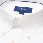 Eton balti slim fit karališko oksfordo marškiniai