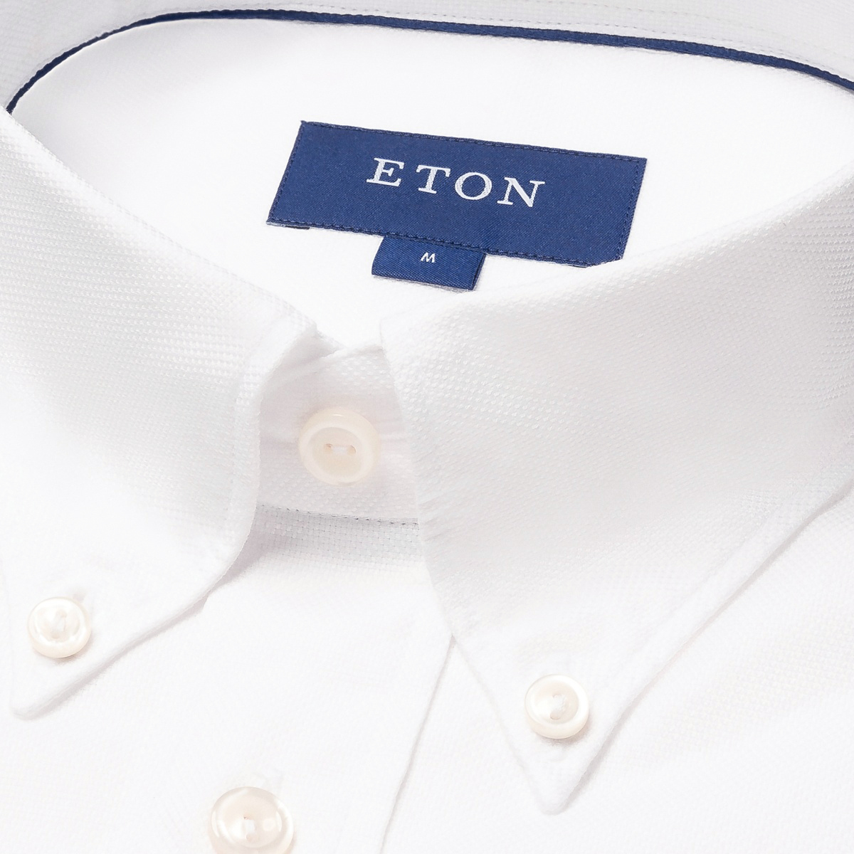 Eton balti slim fit karališko oksfordo marškiniai