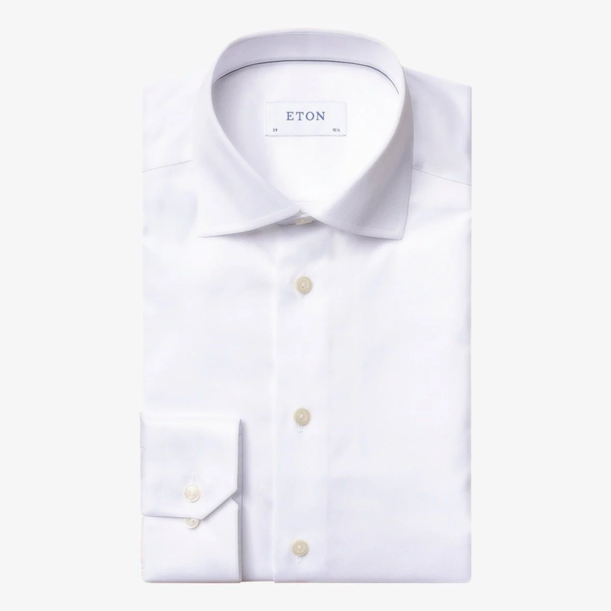 Eton white slim fit signature twill shirt