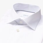 Eton balti slim fit firminio tvilo marškiniai