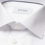 Eton white slim fit signature twill shirt
