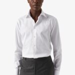Eton white slim fit signature twill shirt