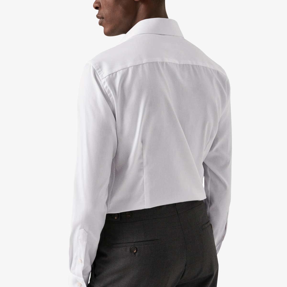 Eton white slim fit signature twill shirt