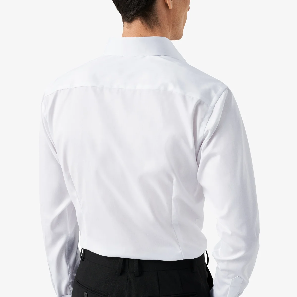 Eton white slim fit signature twill shirt - French cuffs