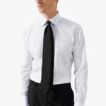 Eton white slim fit signature twill shirt - French cuffs