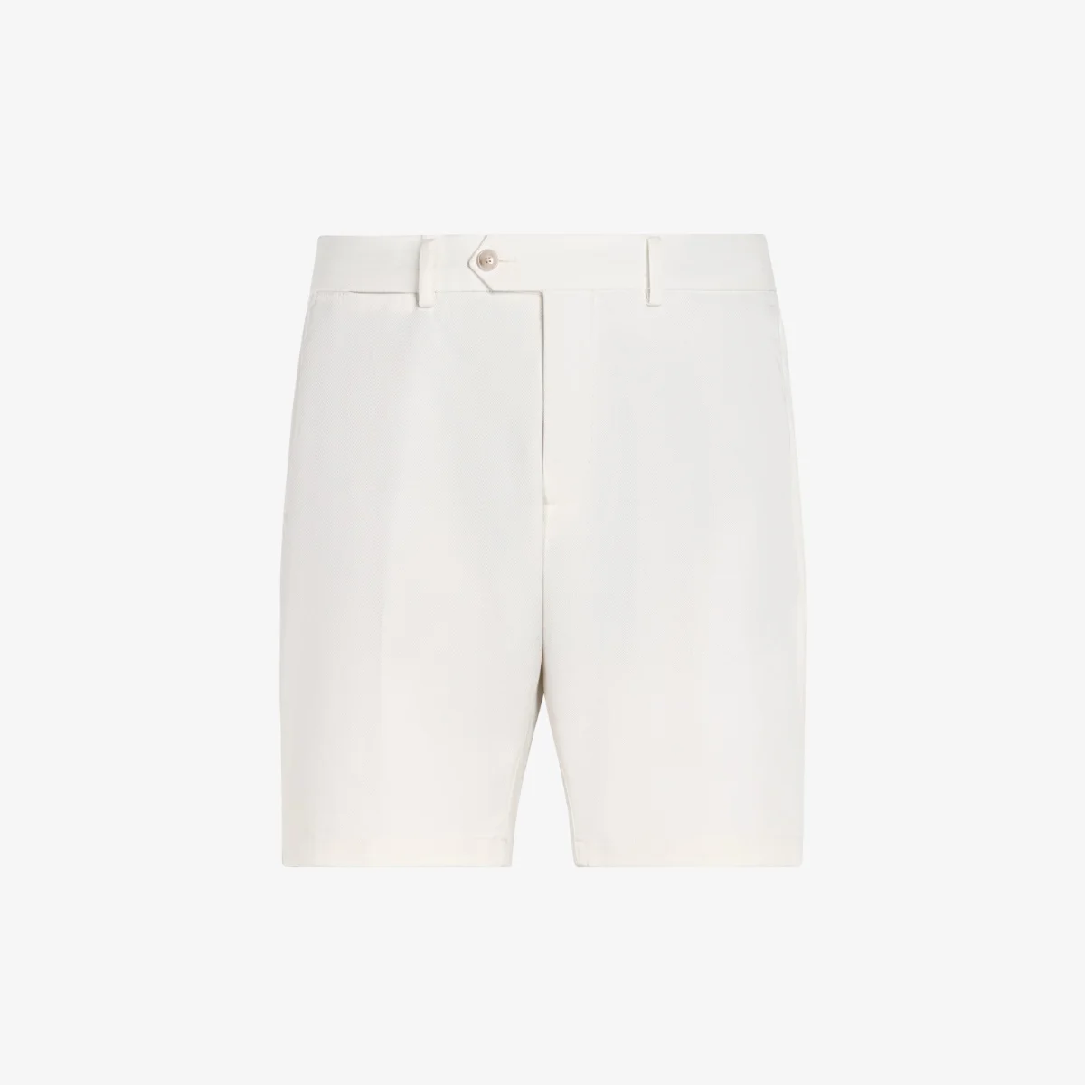 Suitsupply off white slim leg chino shorts