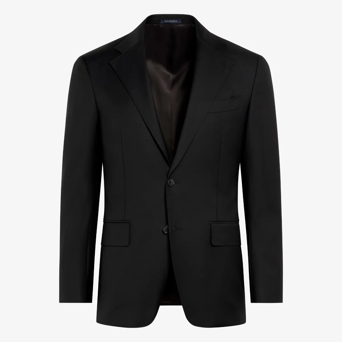 Suitsupply Black Tailored Fit Havana Suit Jacket