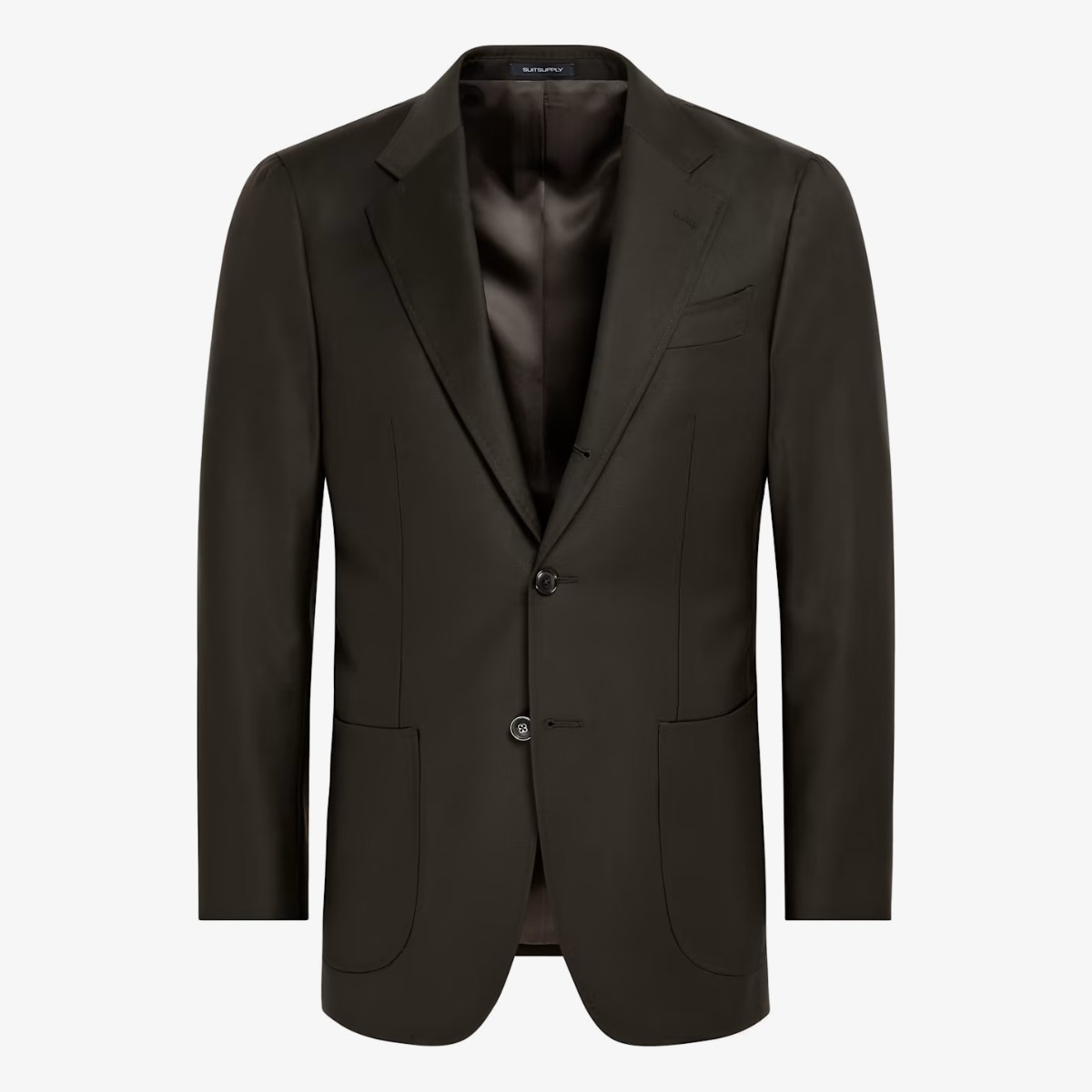 Suitsupply dark brown perennial tailored fit Havana suit jacket