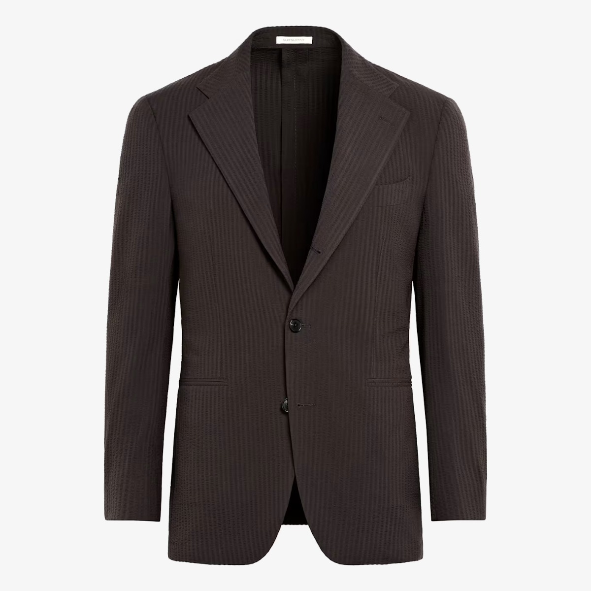 Suitsupply dark brown relaxed fit Roma suit jacket