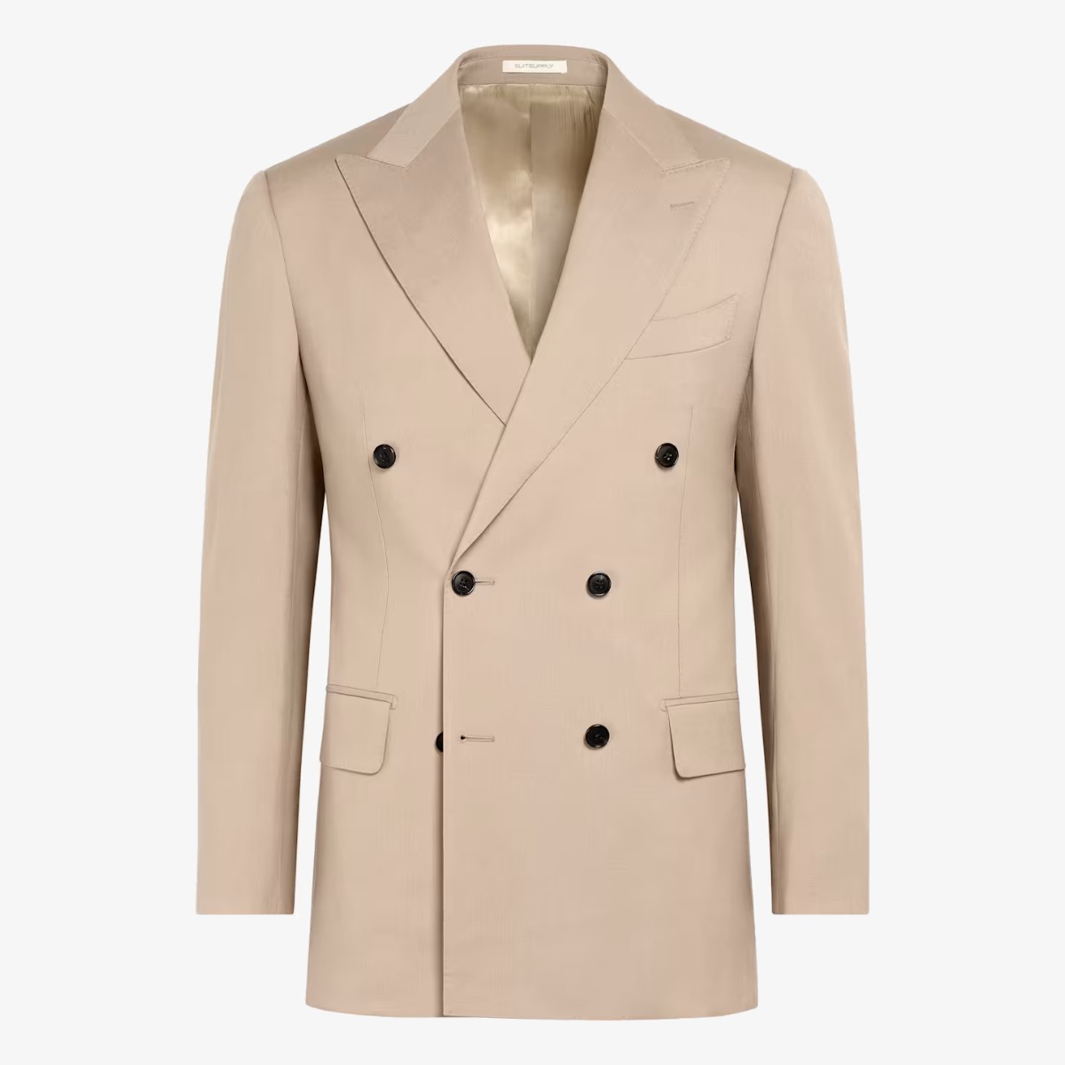 Suitsupply light brown tailored fit Milano suit jacket