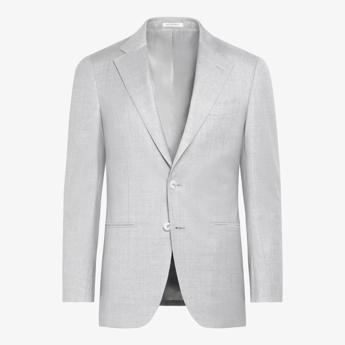 Suitsupply light grey perennial tailored fit Havana suit jacket