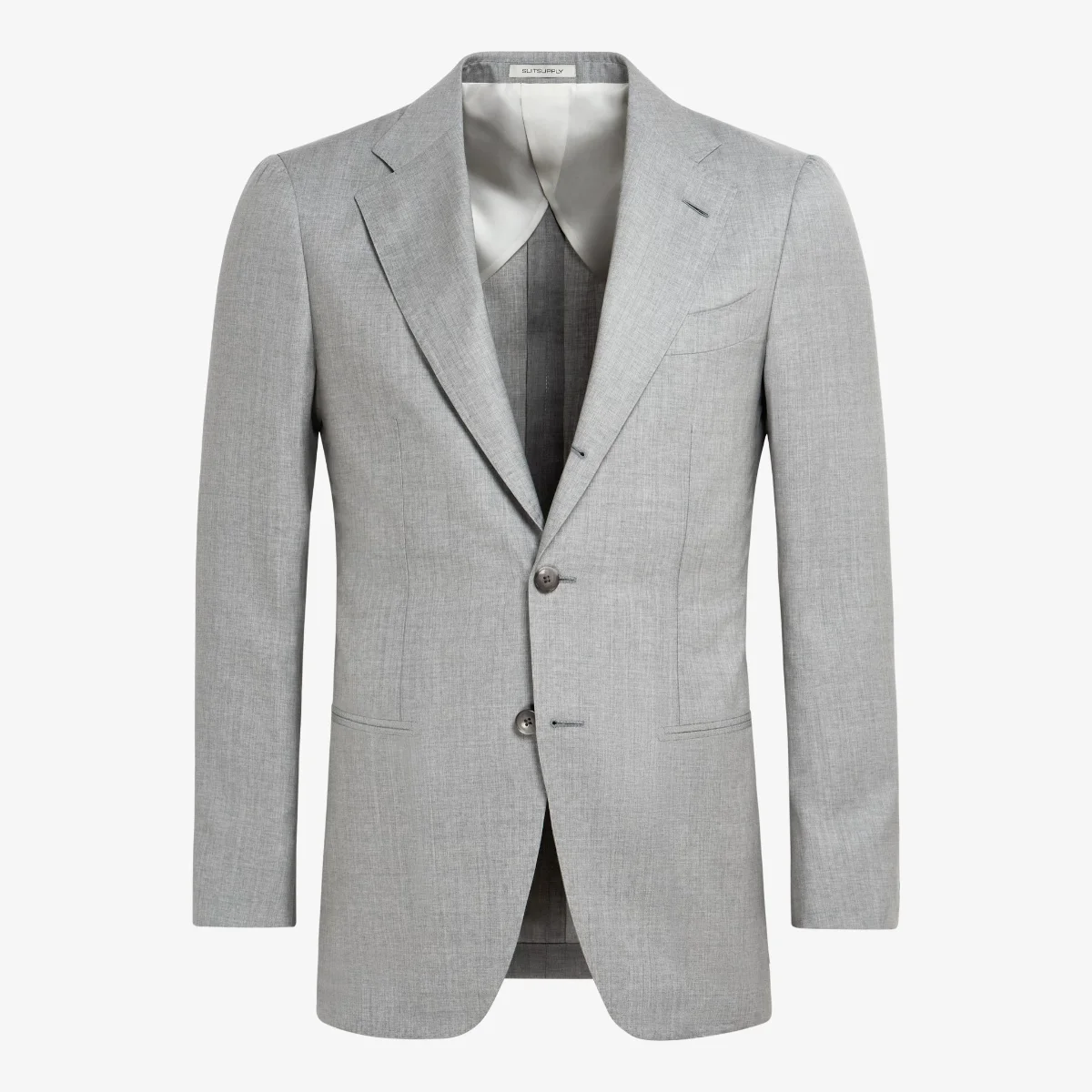 Suitsupply light grey tailored fit Havana suit jacket