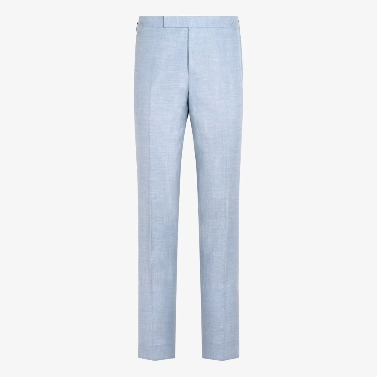 Light Blue Tailored Fit Havana Suit Trousers