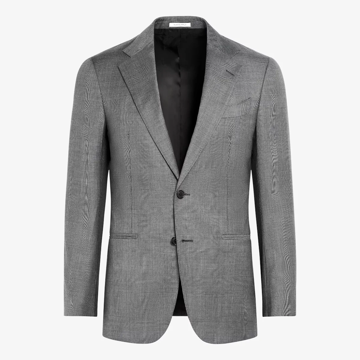 Suitsupply Mid Grey Checked Tailored Fit Havana Suit Jacket