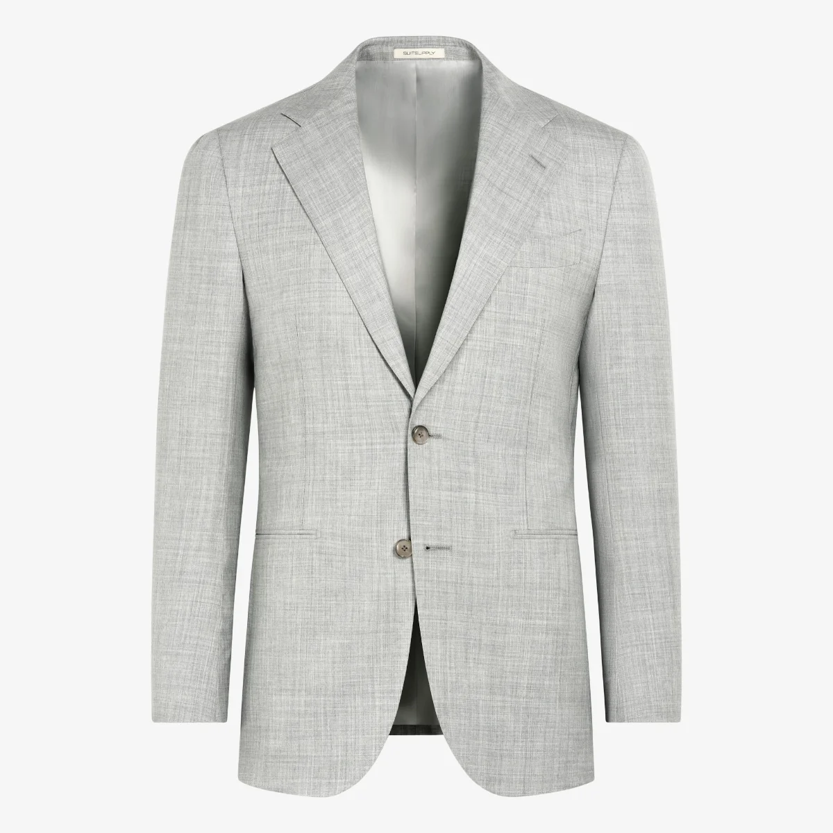 Suitsupply light grey perennial tailored fit Havana suit jacket