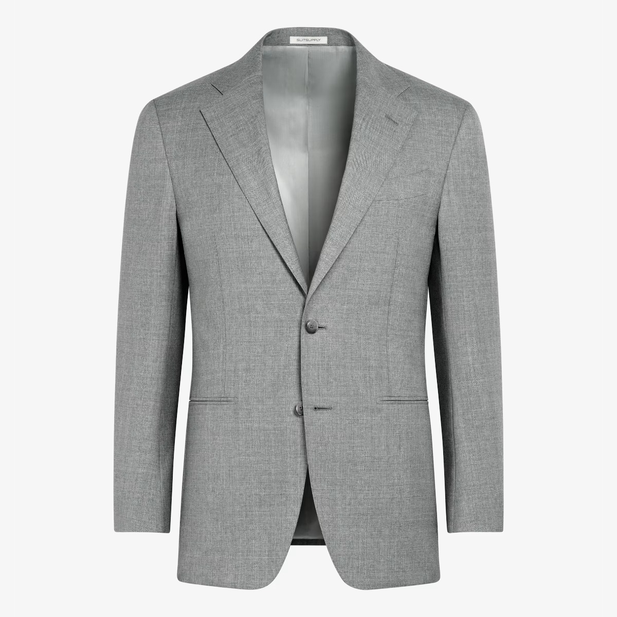 Suitsupply Light Grey Perennial Tailored Fit Havana suit jacket