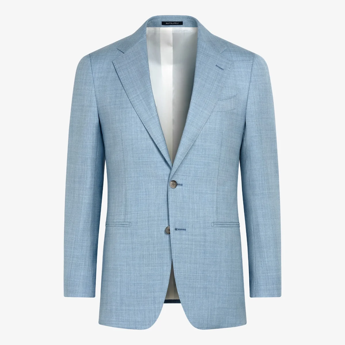 Suitsupply Light Blue Perennial Tailored Fit Havana Suit Jacket