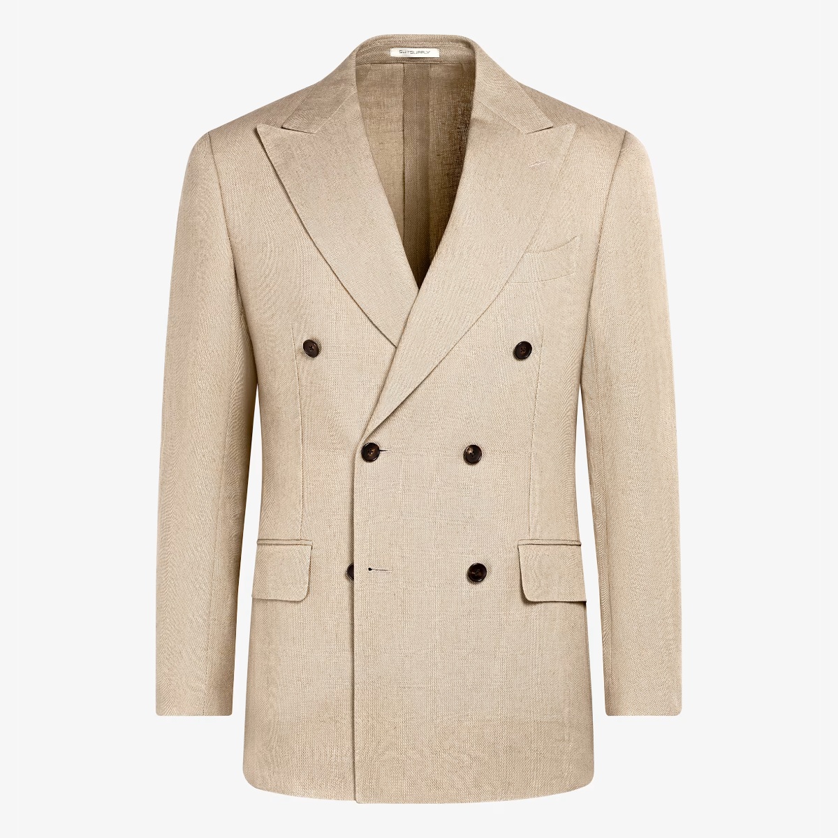 Light Brown Tailored Fit Milano Suit Jacket