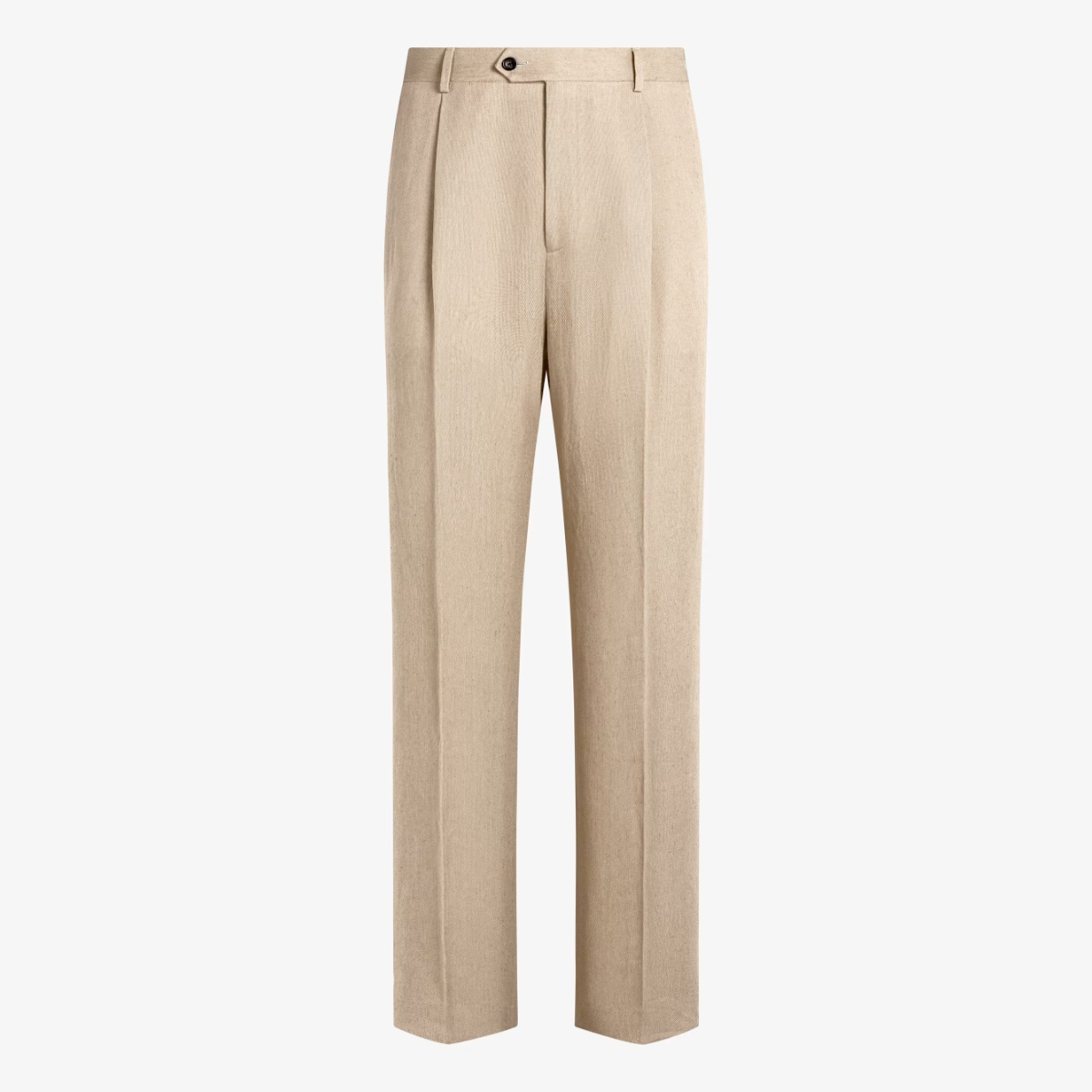 Light Brown Tailored Fit Milano Suit Trousers