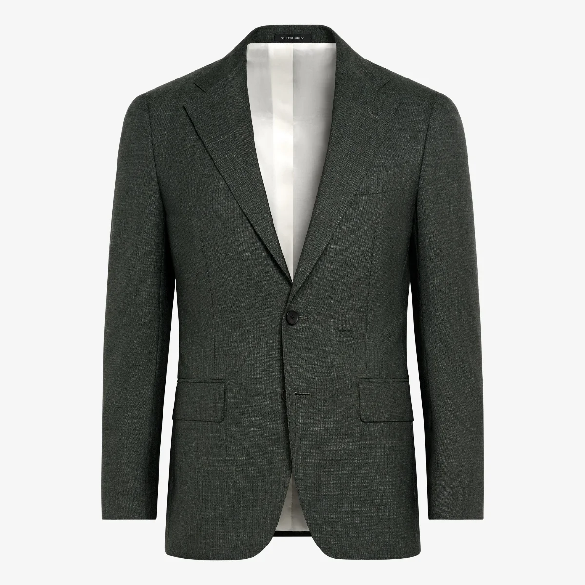 Dark Green Perennial Tailored Fit Havana Suit Jacket