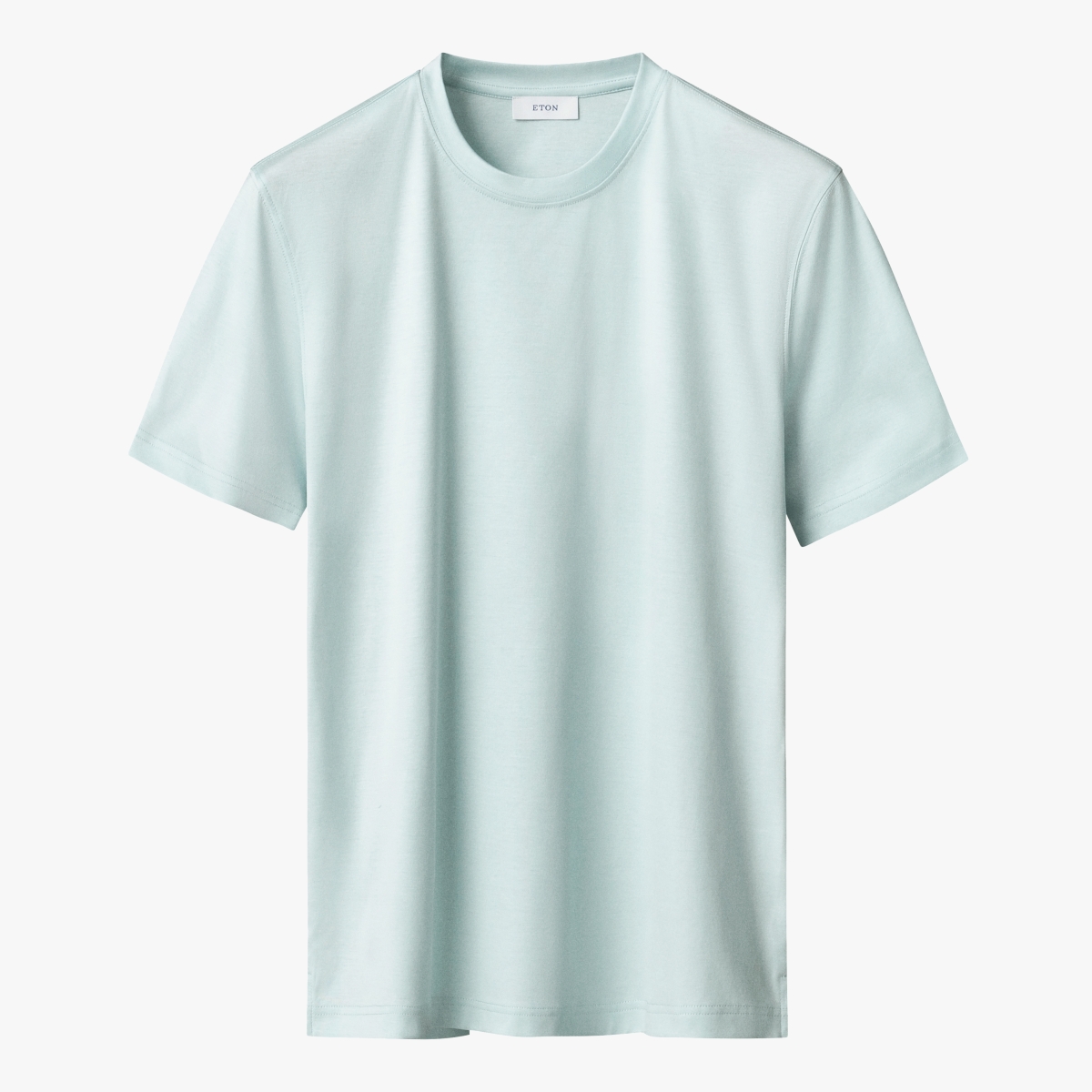 Eton dusty mint regular fit Filo di Scozia T-shirt