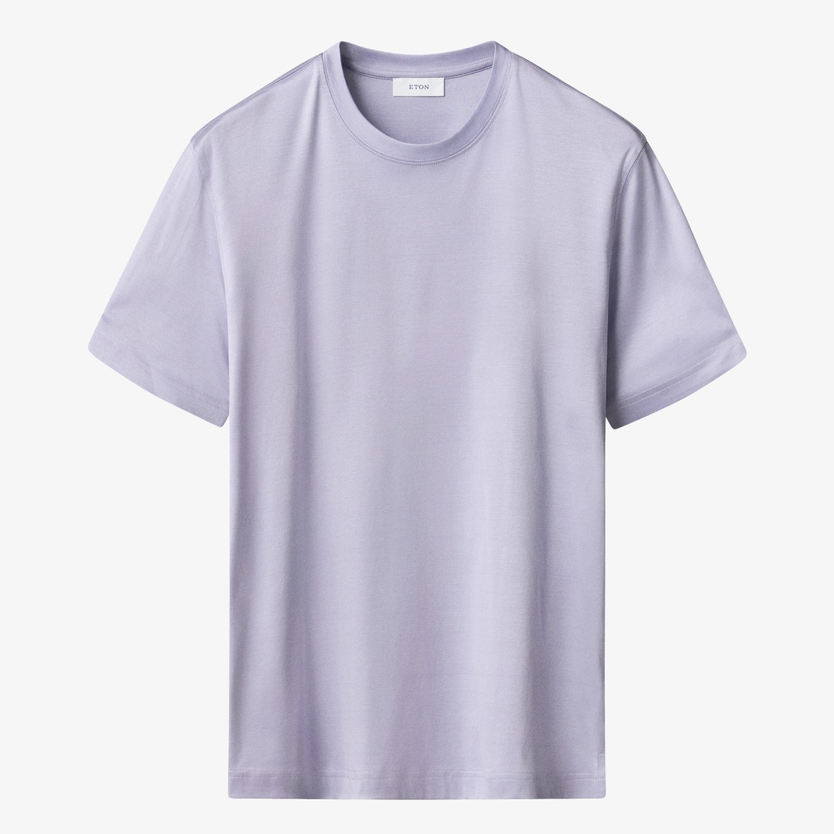 Eton light purple regular fit Filo di Scozia T-shirt