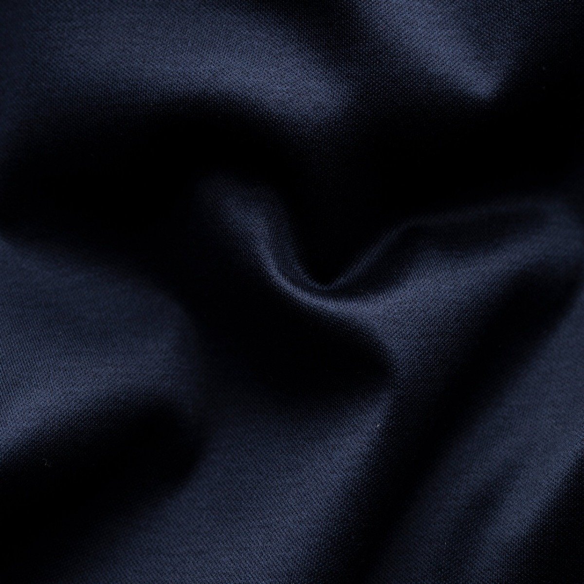 Eton tamsiai mėlyni regular fit Filo di Scozia marškinėliai