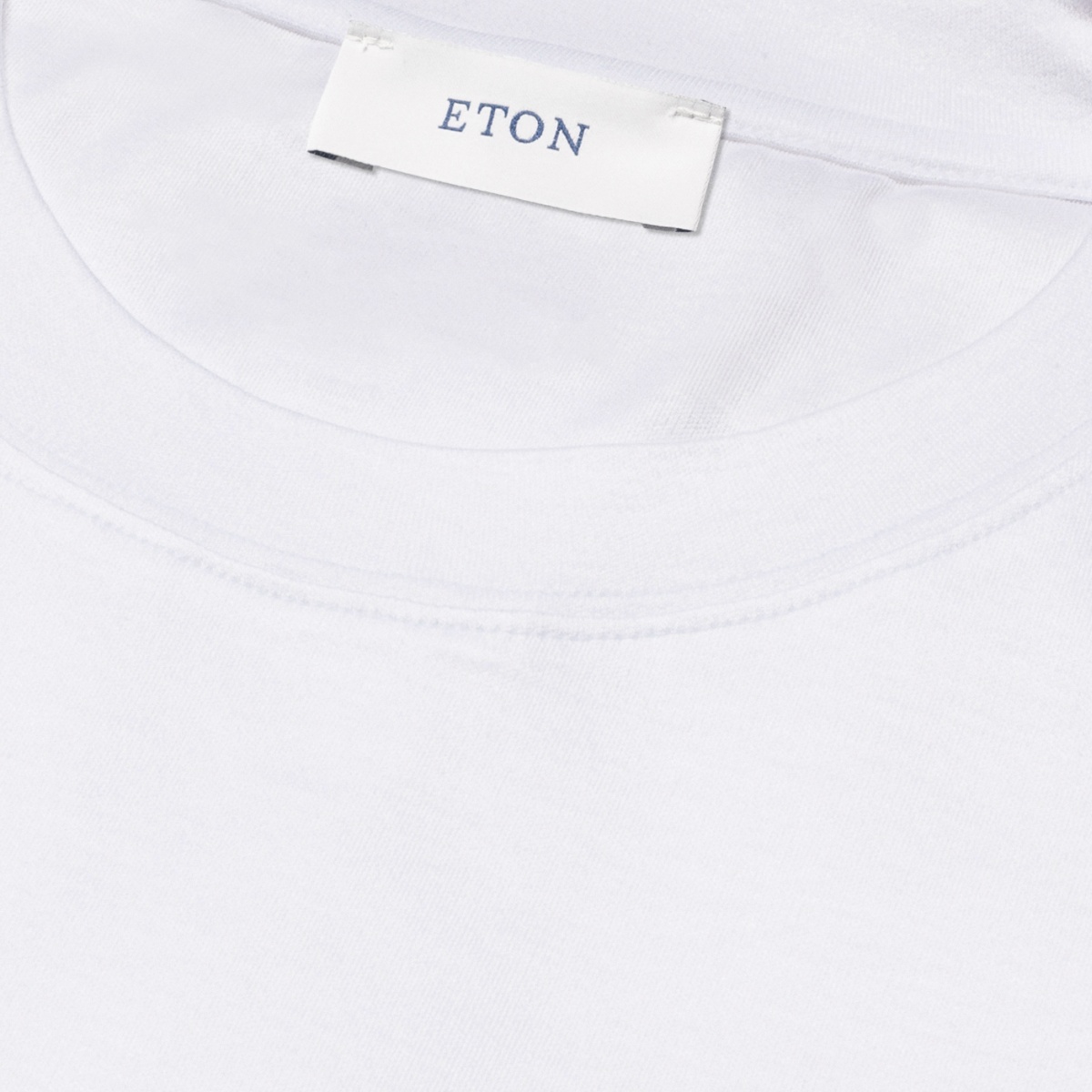 Eton balti regular fit Filo di Scozia marškinėliai