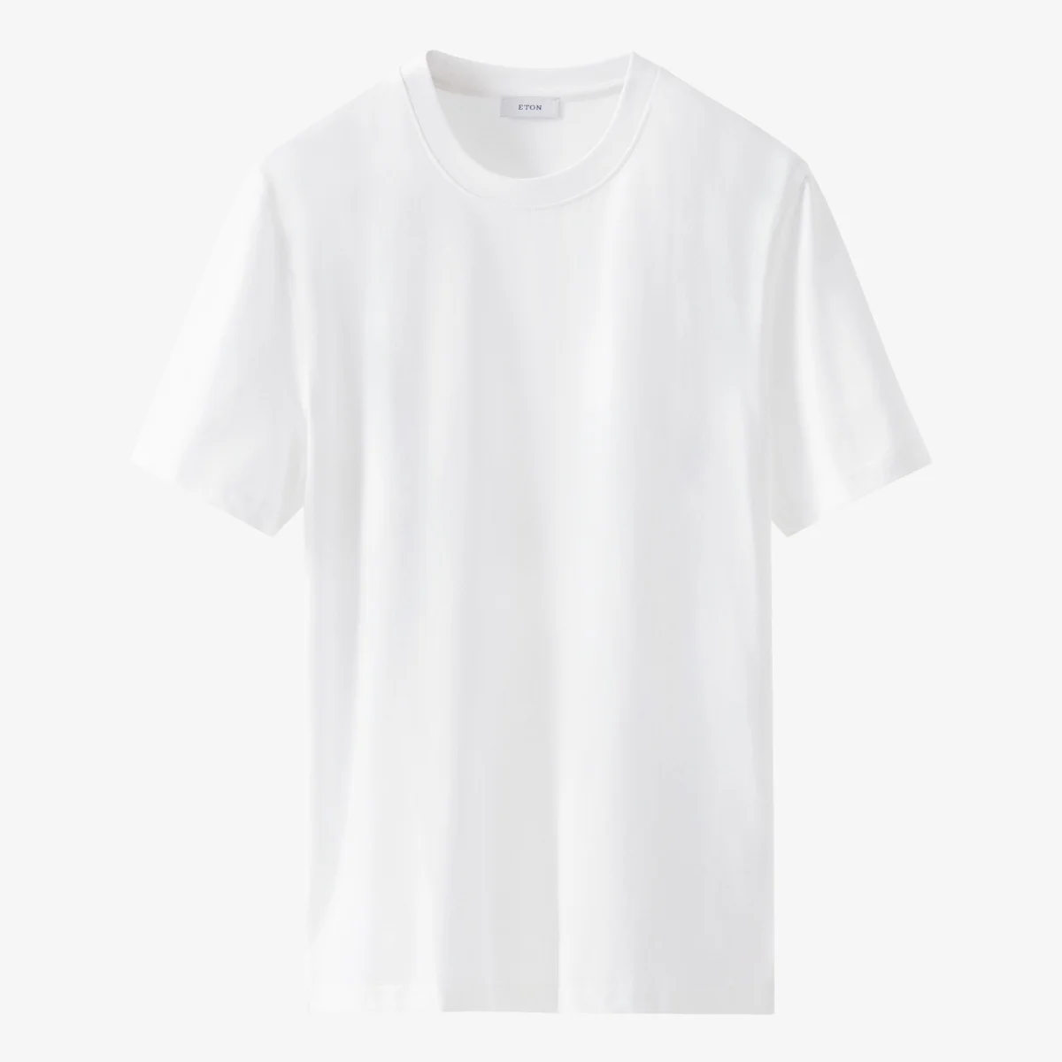 Eton white regular fit Supima cotton T-shirt