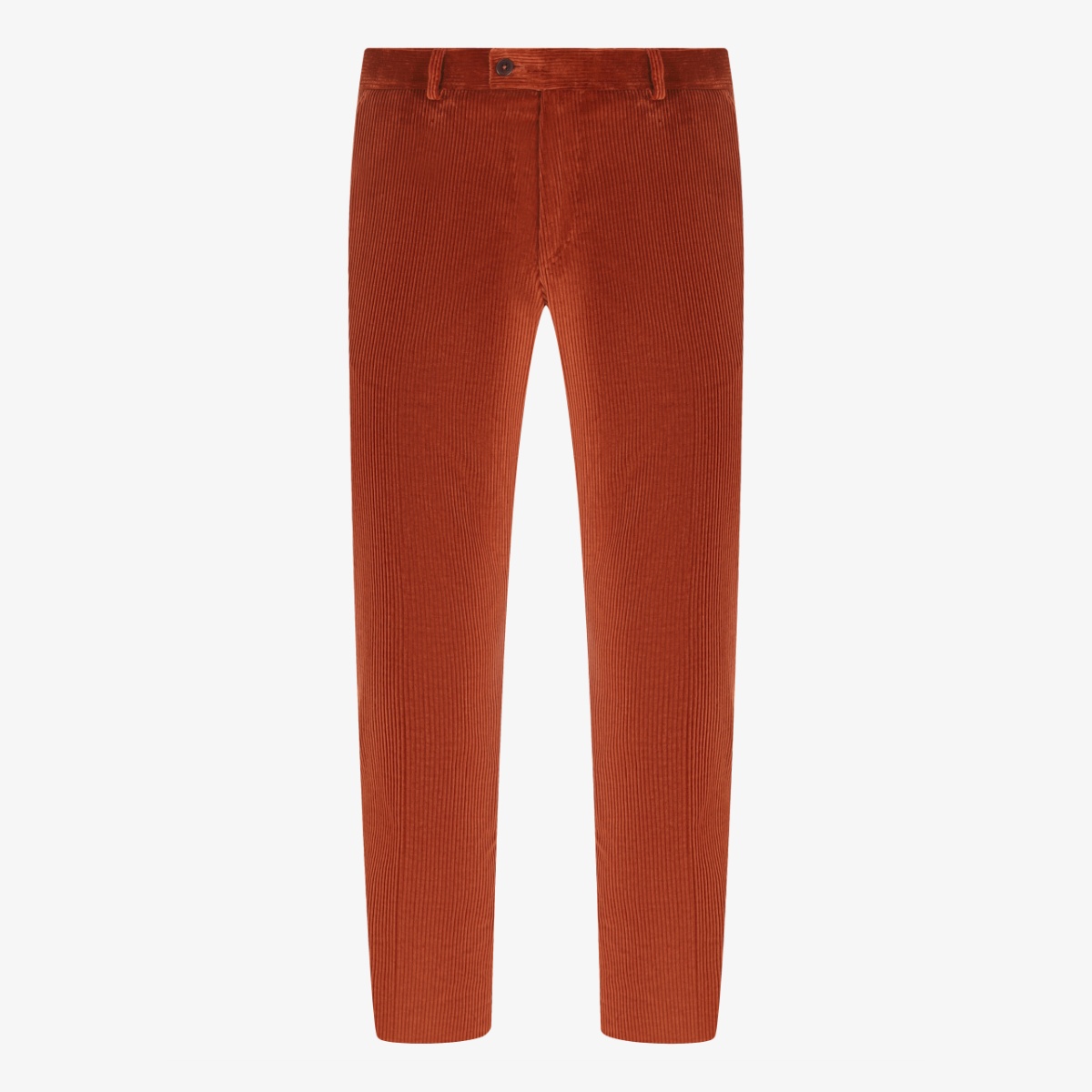 BML rust regular fit corduroy trousers